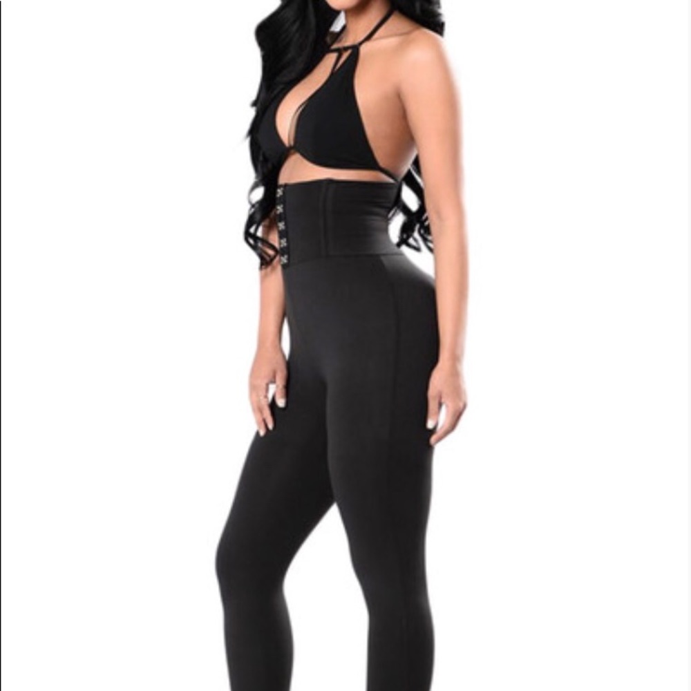 MORE SIZES‼️Corset Belt High Waist Leggings - Picture 6 of 8